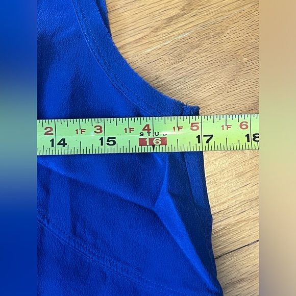 Black Label by Chico tank Size 0 In electric Blue‎ i9 - Picture 6 of 7